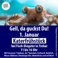 1. Januar 2026 – Katerfrühstück bei Fisch-Diegeler „hinner de Tornhall“!