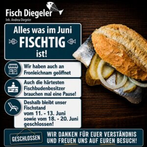 Fronleichnam und Auszeit im Juni